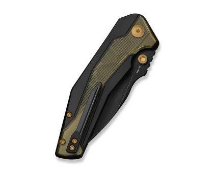 Ніж складаний туристичний Civivi Wellmax (9.1 см) 14C28N / Aluminum чорний/жовтий