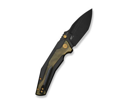 Ніж складаний туристичний Civivi Wellmax (9.1 см) 14C28N / Aluminum чорний/жовтий