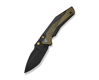 Ніж складаний туристичний Civivi Wellmax (9.1 см) 14C28N / Aluminum чорний/жовтий