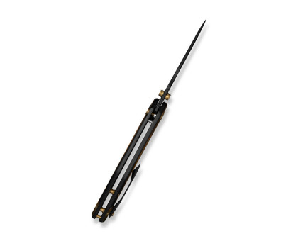 Ніж складаний туристичний Civivi Wellmax (9.1 см) 14C28N / Aluminum чорний/жовтий