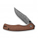 Складаний кишеньковий EDC ніж Civivi Clingman Damascus / Guibourtia Wood (C23026B-DS1)