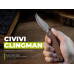 Складаний кишеньковий EDC ніж Civivi Clingman Damascus / Guibourtia Wood (C23026B-DS1)