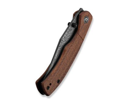 Складаний кишеньковий EDC ніж Civivi Clingman Damascus / Guibourtia Wood (C23026B-DS1)