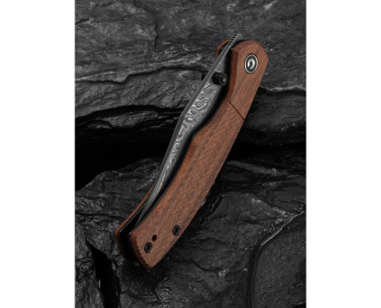 Складаний кишеньковий EDC ніж Civivi Clingman Damascus / Guibourtia Wood (C23026B-DS1)