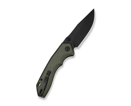 Ніж складаний туристичний Civivi Elite Brova CPM S35VN, зелений (Aluminum, 8.7 см) 