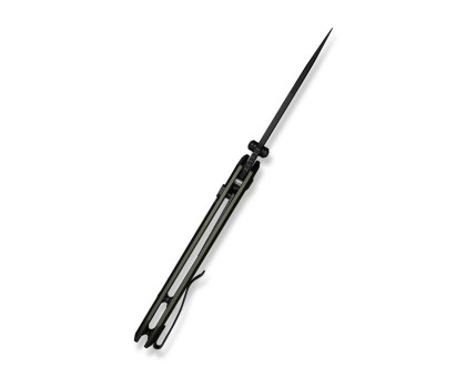 Ніж складаний туристичний Civivi Elite Brova CPM S35VN, зелений (Aluminum, 8.7 см) 