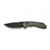 Ніж складаний туристичний Civivi Elite Brova CPM S35VN, зелений (Aluminum, 8.7 см) 