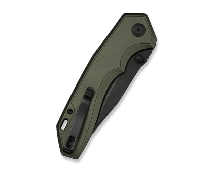 Ніж складаний туристичний Civivi Elite Brova CPM S35VN, зелений (Aluminum, 8.7 см) 