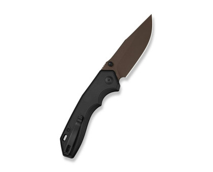 Ніж складаний туристичний Civivi Elite Brova CPM S35VN, чорний (Aluminum, 8.7 см) 