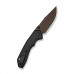 Ніж складаний туристичний Civivi Elite Brova CPM S35VN, чорний (Aluminum, 8.7 см) 