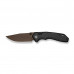 Ніж складаний туристичний Civivi Elite Brova CPM S35VN, чорний (Aluminum, 8.7 см) 