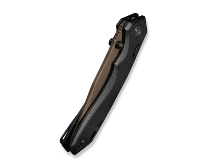 Ніж складаний туристичний Civivi Elite Brova CPM S35VN, чорний (Aluminum, 8.7 см) 