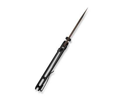 Ніж складаний туристичний Civivi Elite Brova CPM S35VN, чорний (Aluminum, 8.7 см) 