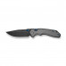 Ніж складаний туристичний Civivi Elite Brova CPM S35VN, сірий (Aluminum, 8.7 см) 