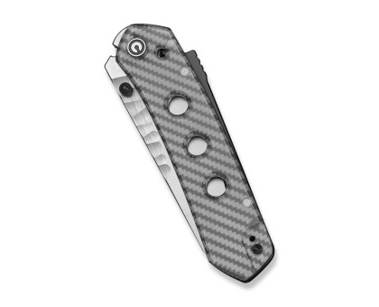 Ніж складаний туристичний Civivi Vision FG, (9 см) Nitro-V / Lexan прозорий