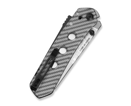 Ніж складаний туристичний Civivi Vision FG, (9 см) Nitro-V / Lexan прозорий
