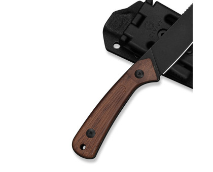 Ніж фіксований туристичний Civivi Carveth C25040-3 Guibourtia Wood