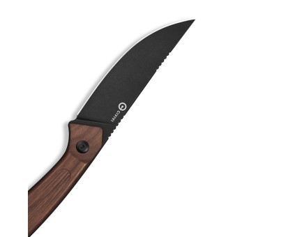 Ніж фіксований туристичний Civivi Carveth C25040-3 Guibourtia Wood