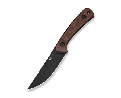 Ніж фіксований туристичний Civivi Carveth C25040-3 Guibourtia Wood
