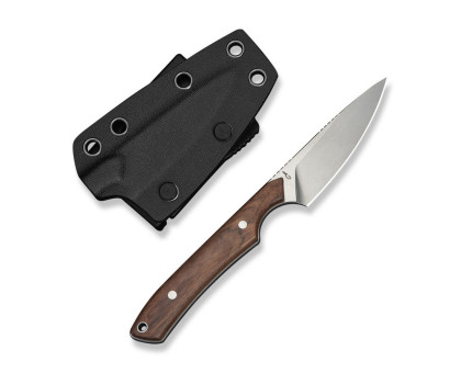 Ніж фіксований EDC CIVIVI High Grass Field Knife (7.4 см) 14C28N / Wood дерево з чохлом