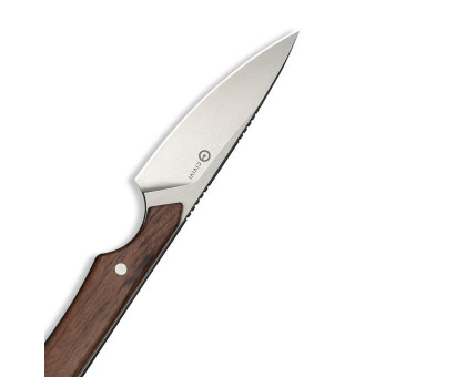 Ніж фіксований EDC CIVIVI High Grass Field Knife (7.4 см) 14C28N / Wood дерево з чохлом