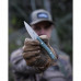 Ніж фіксований EDC CIVIVI High Grass Field Knife (7,4 см) 14C28N / Micarta зелений з чохлом
