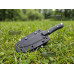 Ніж фіксований EDC CIVIVI High Grass Field Knife (7,4 см) 14C28N / Micarta зелений з чохлом