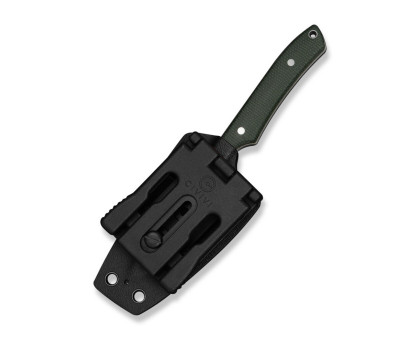 Ніж фіксований EDC CIVIVI High Grass Field Knife (7,4 см) 14C28N / Micarta зелений з чохлом