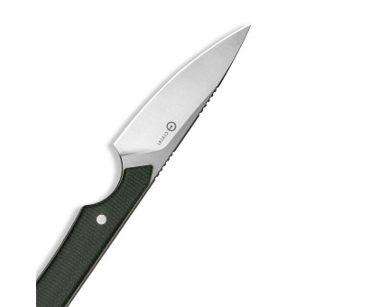Ніж фіксований EDC CIVIVI High Grass Field Knife (7,4 см) 14C28N / Micarta зелений з чохлом