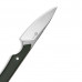 Ніж фіксований EDC CIVIVI High Grass Field Knife (7,4 см) 14C28N / Micarta зелений з чохлом