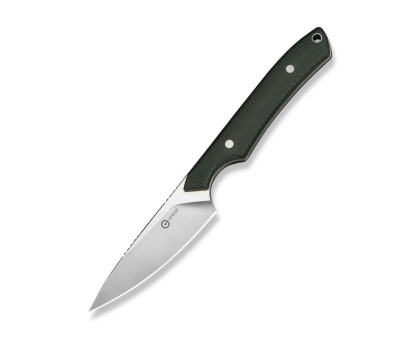 Ніж фіксований EDC CIVIVI High Grass Field Knife (7,4 см) 14C28N / Micarta зелений з чохлом