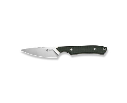 Ніж фіксований EDC CIVIVI High Grass Field Knife (7,4 см) 14C28N / Micarta зелений з чохлом