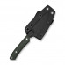 Ніж фіксований EDC CIVIVI High Grass Field Knife (7,4 см) 14C28N / Micarta зелений з чохлом