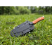 Ніж фіксований EDC Civivi High Grass Field Knife (7.4 см) 14C28N / G10 помаранчевий з чохлом
