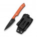 Ніж фіксований EDC Civivi High Grass Field Knife (7.4 см) 14C28N / G10 помаранчевий з чохлом
