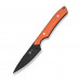 Ніж фіксований EDC Civivi High Grass Field Knife (7.4 см) 14C28N / G10 помаранчевий з чохлом