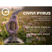 Ніж складаний кишеньковий Civivi Pyrus (1.6 см) 14C28N / G10 рожевий