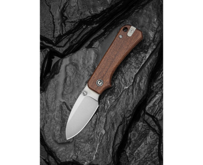 Ніж складаний кишеньковий Civivi Baby Banter Slip Joint (6 см) Nitro-V / Wood