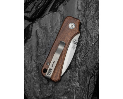 Ніж складаний кишеньковий Civivi Baby Banter Slip Joint (6 см) Nitro-V / Wood