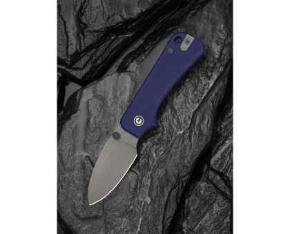 Ніж складаний EDC Civivi Baby Banter Slip Joint (6 см) Nitro-V / G10 синій