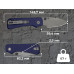 Ніж складаний EDC Civivi Baby Banter Slip Joint (6 см) Nitro-V / G10 синій