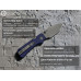 Ніж складаний EDC Civivi Baby Banter Slip Joint (6 см) Nitro-V / G10 синій