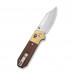 Ніж складаний кишеньковий Civivi Yonder Clip Point (7.3 см) 14C28N / Wood and Brass