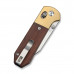Ніж складаний кишеньковий Civivi Yonder Clip Point (7.3 см) 14C28N / Wood and Brass