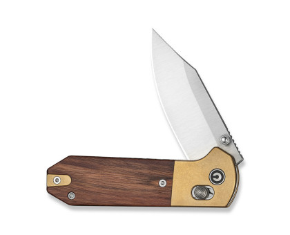 Ніж складаний кишеньковий Civivi Yonder Clip Point (7.3 см) 14C28N / Wood and Brass