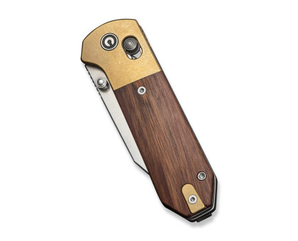 Ніж складаний кишеньковий Civivi Yonder Clip Point (7.3 см) 14C28N / Wood and Brass