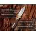 Ніж складаний кишеньковий Civivi Yonder Clip Point (7.3 см) 14C28N / Wood and Brass