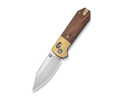 Ніж складаний кишеньковий Civivi Yonder Clip Point (7.3 см) 14C28N / Wood and Brass