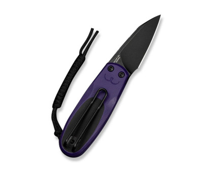 Ніж складаний кишеньковий CIVIVI Purr (4.65 см) Nitro-V / G10 фіолетовий/чорний