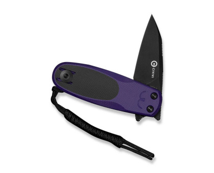 Ніж складаний кишеньковий CIVIVI Purr (4.65 см) Nitro-V / G10 фіолетовий/чорний